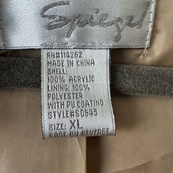 Vintage Spiegel Faux Fur Hooded Jacket XL - Tan Mob Wife Aesthetic - Picture 6 of 7